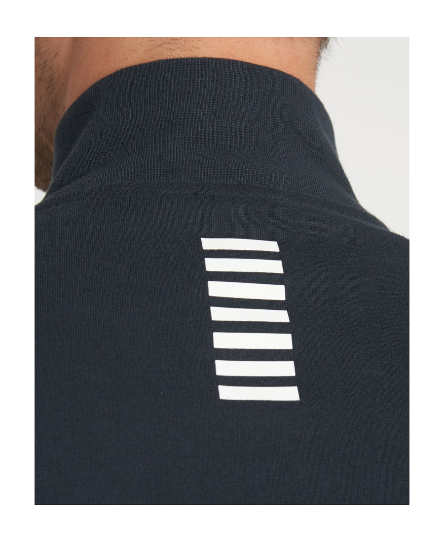 Ea7 Chest-logo Lightweight Jacket In Black