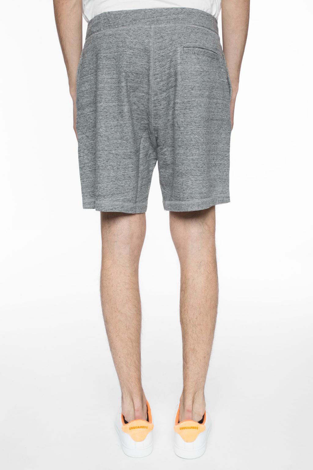 DSQUARED2 ELASTIC WAIST-EDGE SHORTS