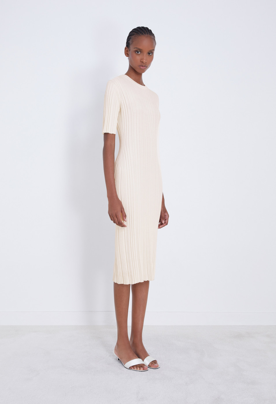 LOULOU STUDIO SHORT-SLEEVED DRESS