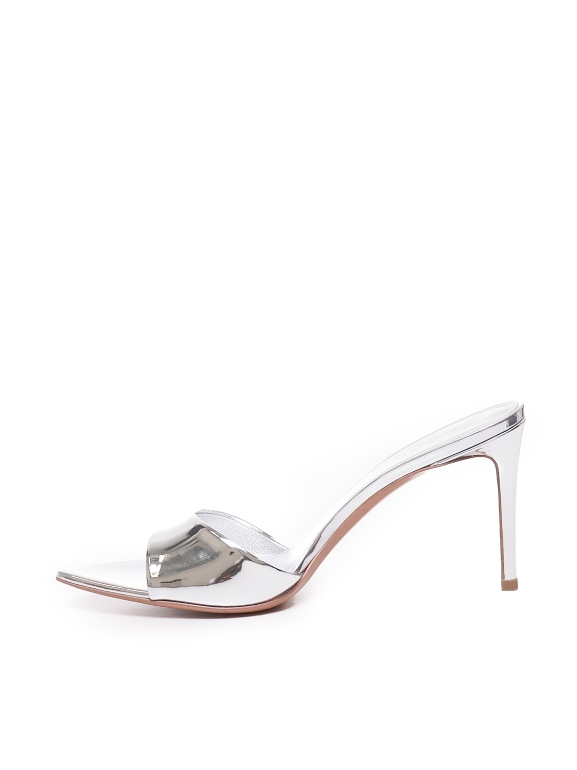 Giuliano Galiano Alixia 80mm Mules In White
