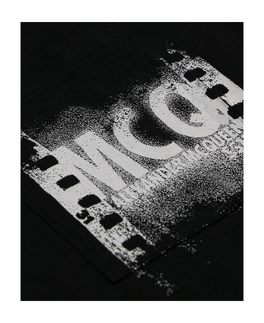Alexander Mcqueen Logo Details T-shirt In Black
