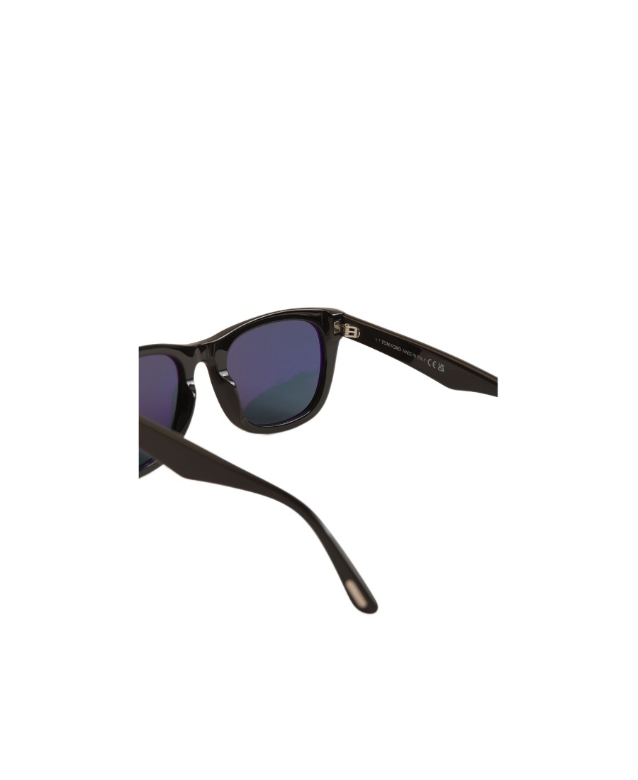 Tom Ford Kendel Smoke Gradient Square Unisex Sunglasses Ft1076 01b 54 In Black