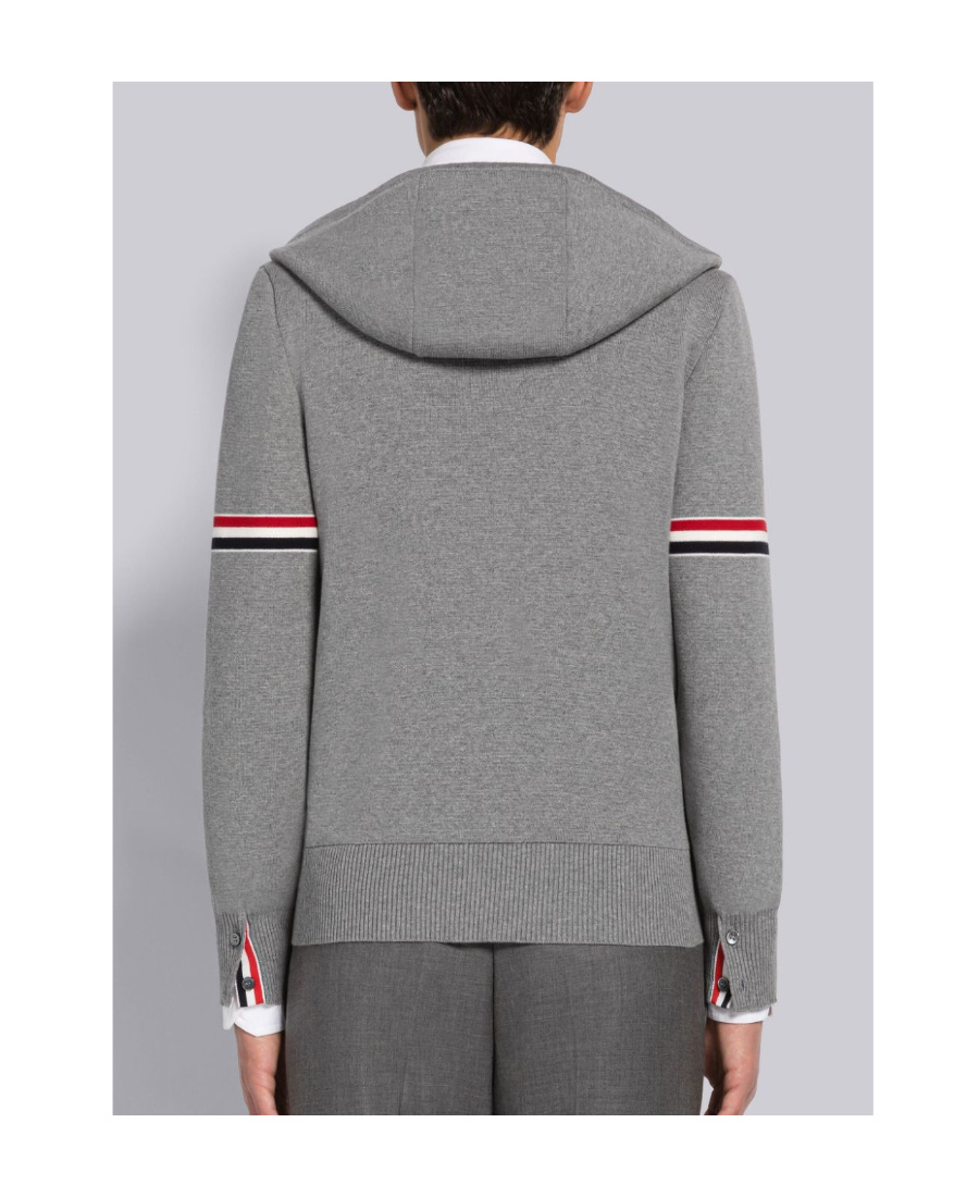 Thom Browne Men's Hoodie In Gray