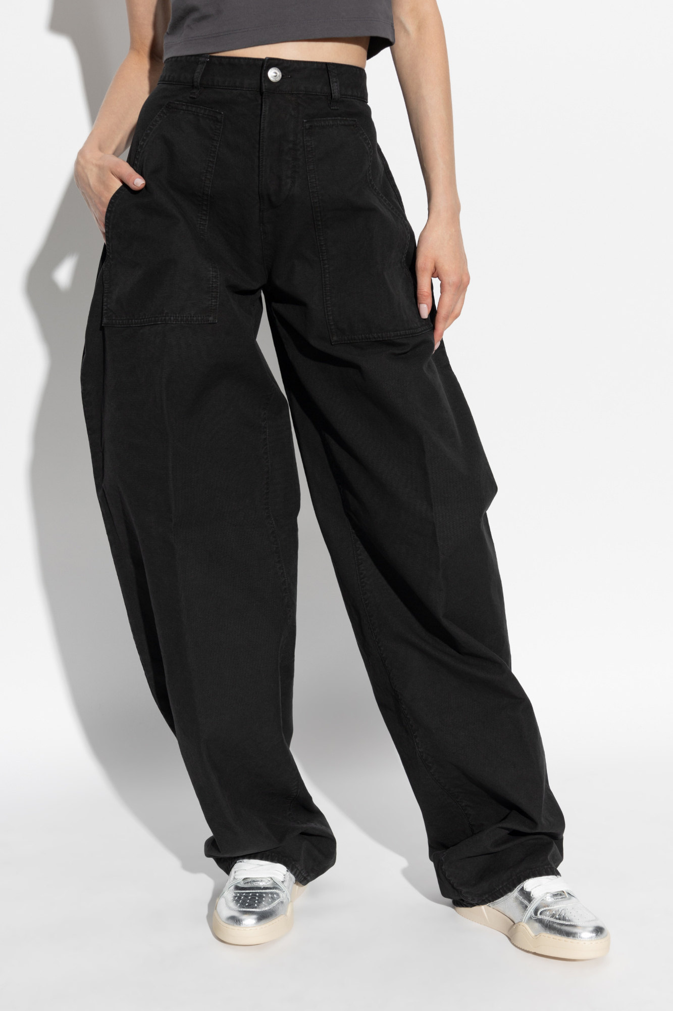 Dsquared2 Belt-loop Casual Pants In Black