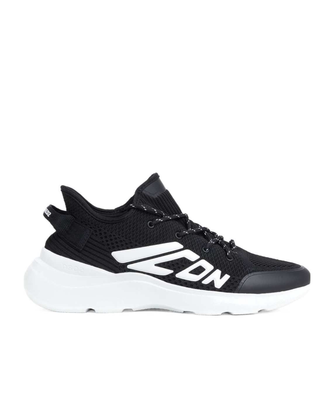 Dsquared2 Embossed-logo Sneakers In Black