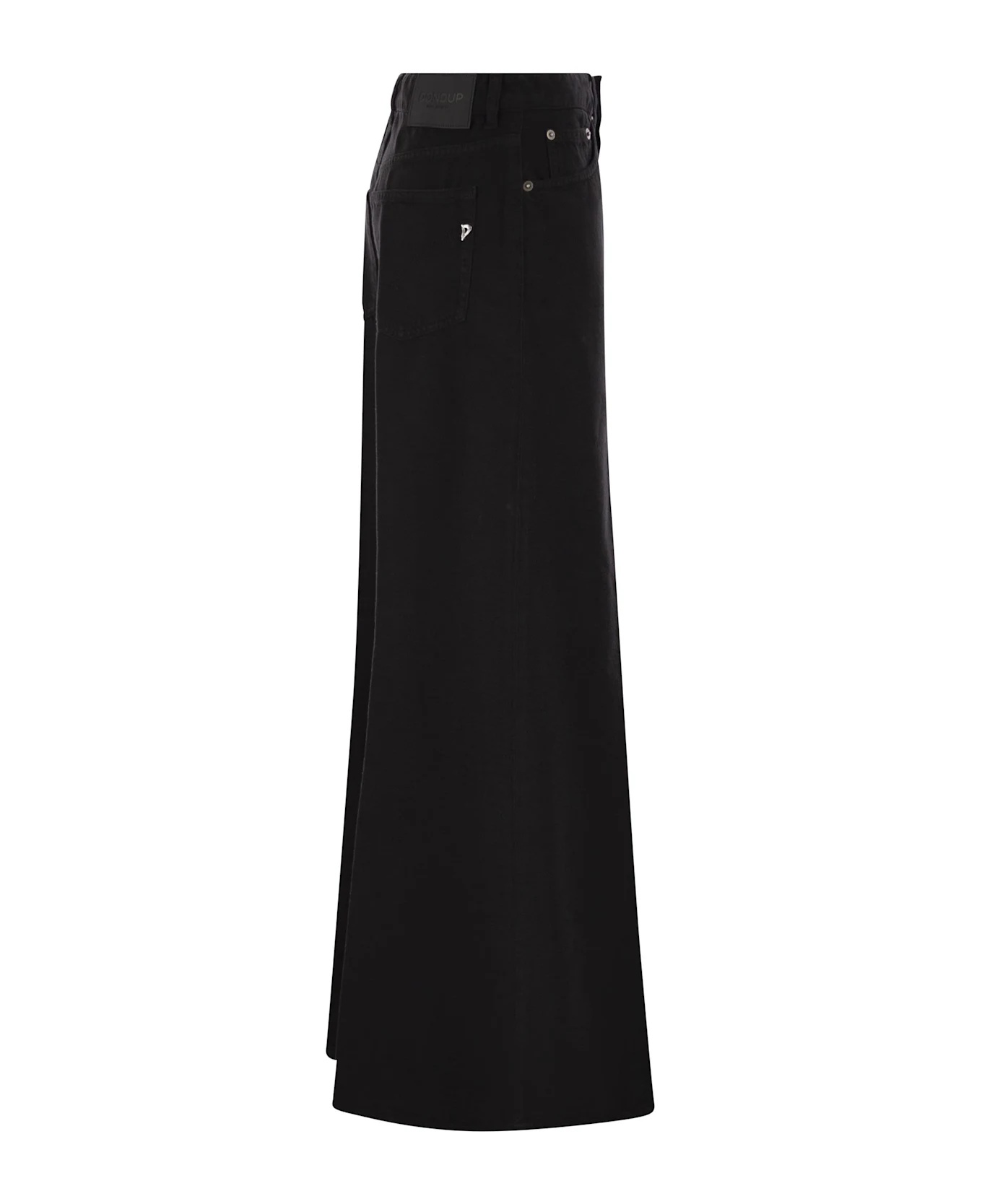 Dondup Marlen - Wide Leg Jeans In Black