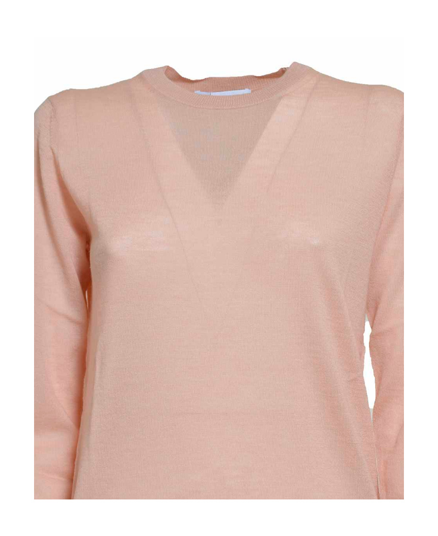 Max Mara Classic Crewneck Sweater In Nude