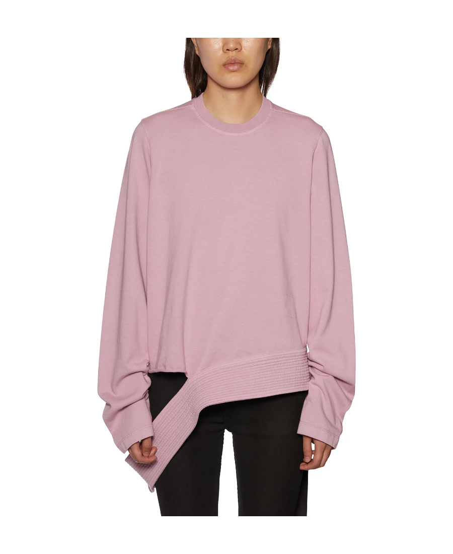 Rick Owens Drkshdw Damage Effect Sweater In Pink