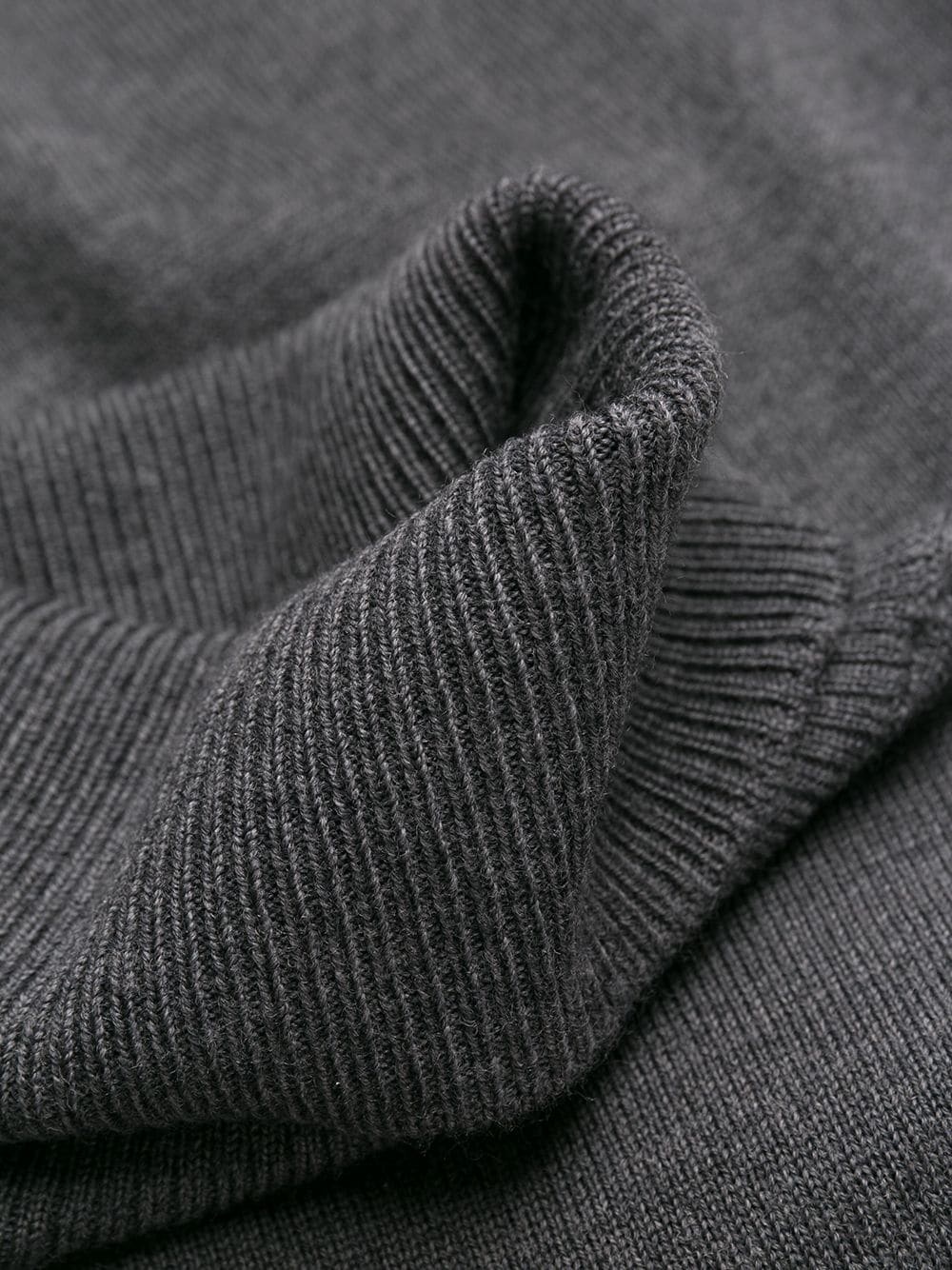 Apc Roll-neck Fitted Sweater In Black