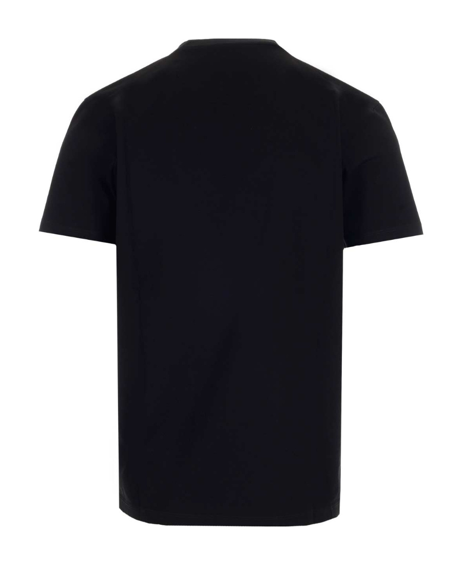 Msgm Logo Longline T-shirt In Black