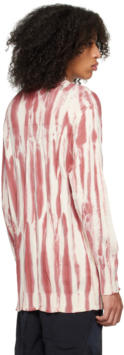 A-cold-wall* Tie-dye Logo-print Jumper In Pink
