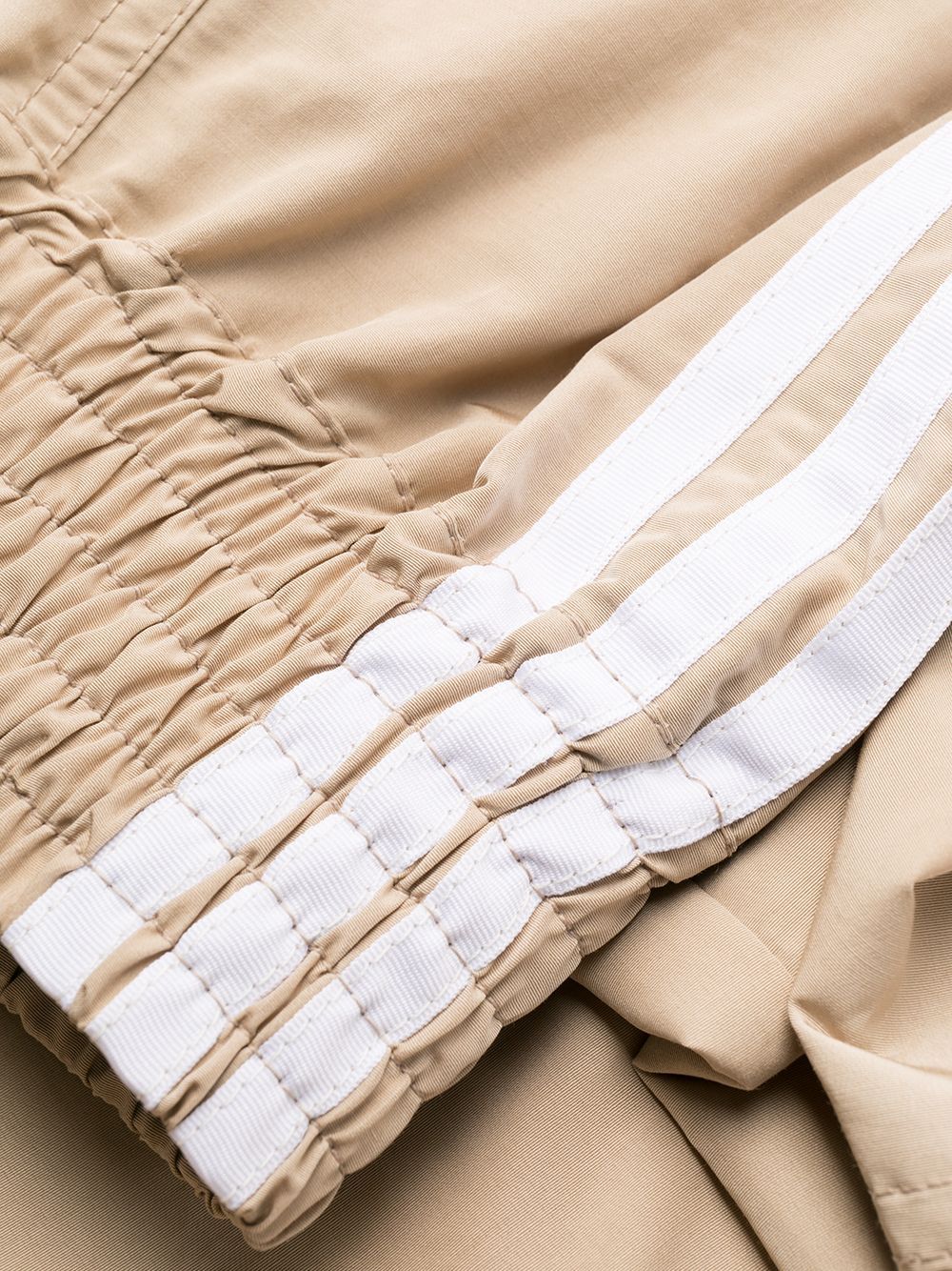 STELLA MCCARTNEY LOGO STRIPE ZIP FRONT TRACK PANTS