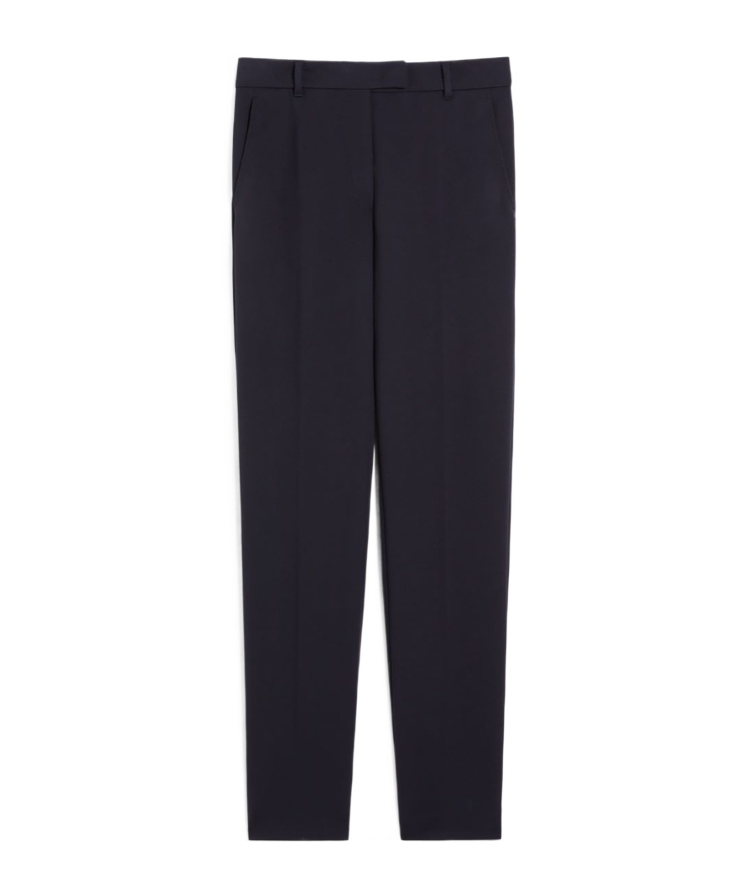 Max Mara Waistband Loop Casual Pants In Black