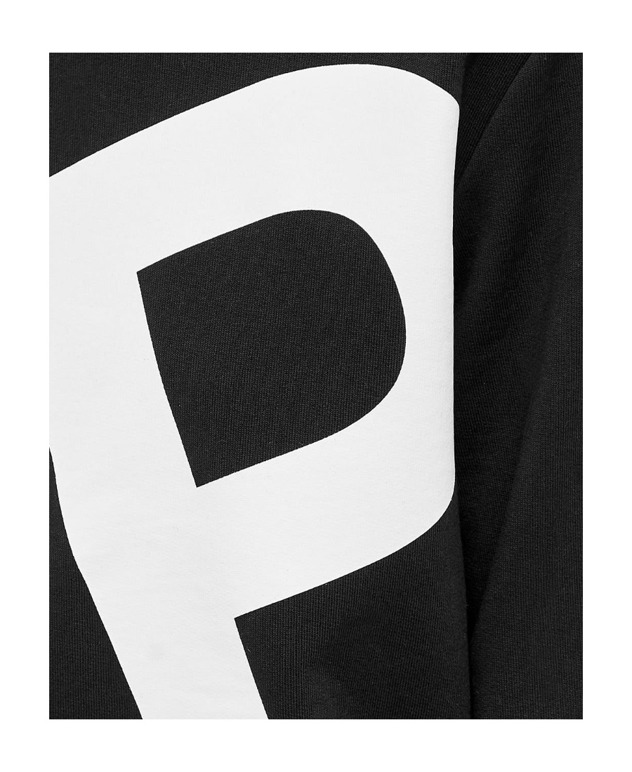 Apc A.p.c. Sweatshirt With Maxi Logo In Black