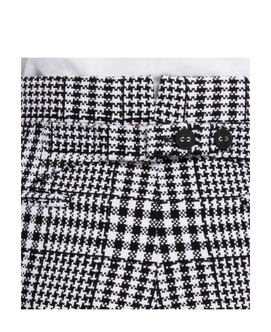 Thom Browne Check-pattern Shorts In Black