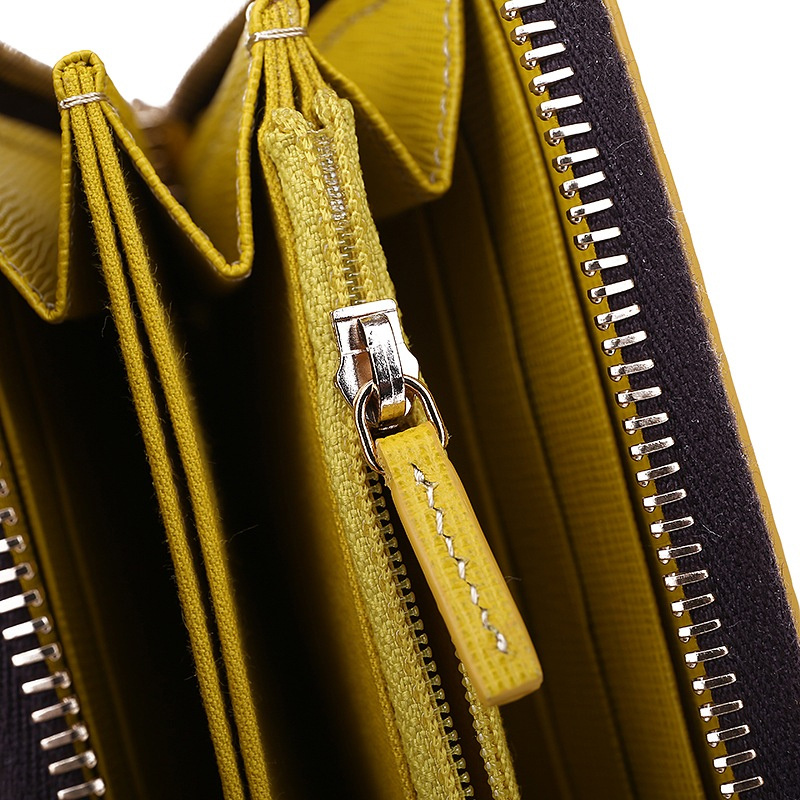Fendi Gradient 'crayons' Wallet In Yellow