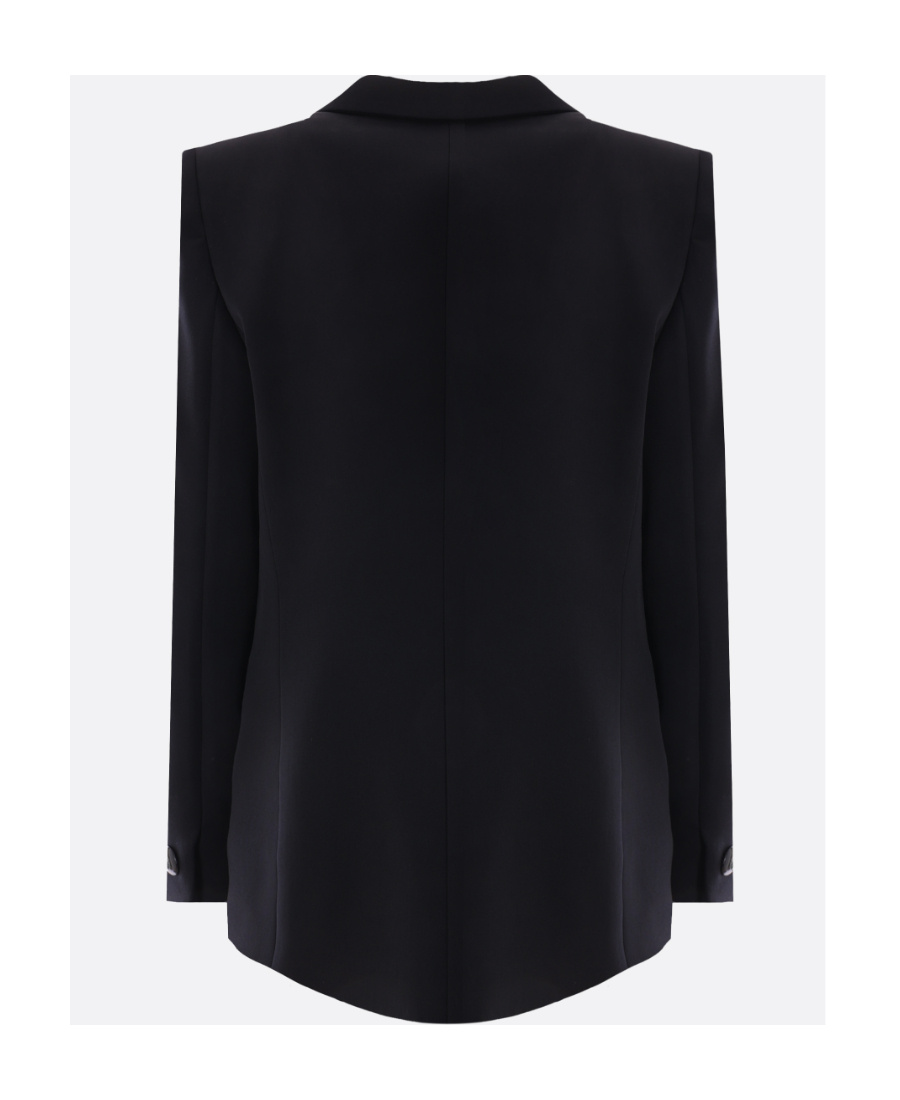 Giorgio Armani Barathea Single-breasted Jacket In Black