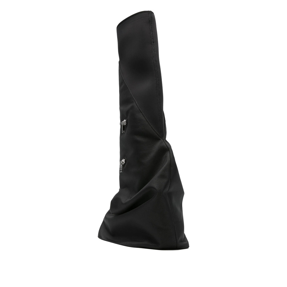 Rick Owens Drkshdw Ziper-detail Boots In Black
