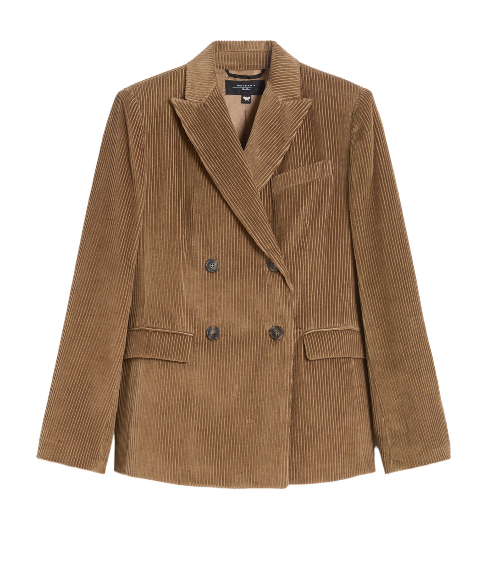 Weekend Max Mara Double-breasted Blazer In Blue