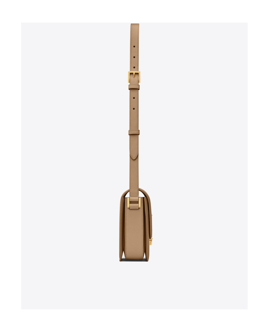 Saint Laurent Medium Solferino Shoulder Bag In Brown