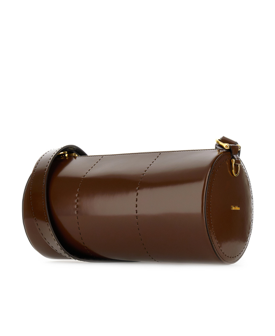 Max Mara Adjustable Shoulder Strap Shoulder Bag In Brown