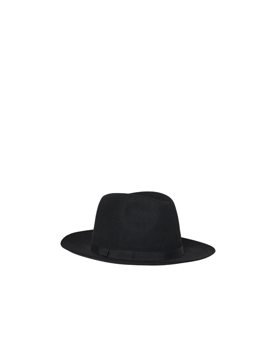 The Row Ribbon Decorated Hat In Black