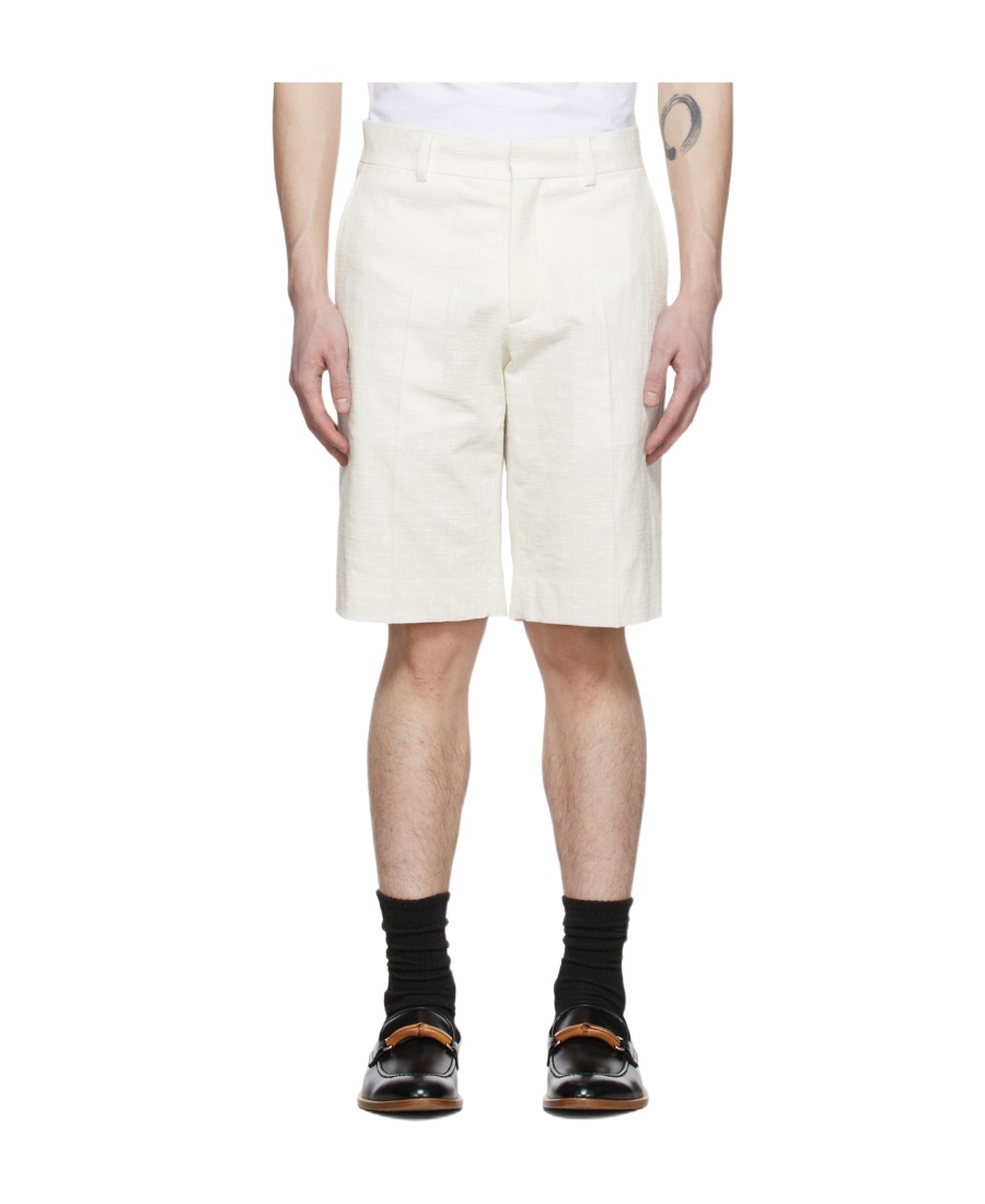 Casablanca Off-white Cotton Shorts In White
