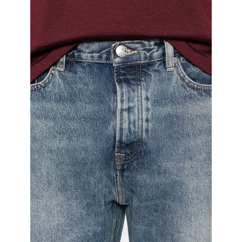 Samsoe & Samsoe Denim Trousers With Belt Loops