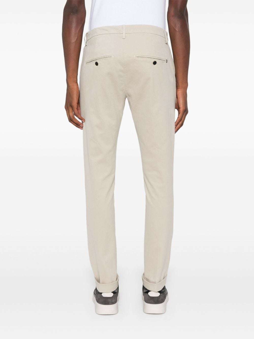 Dondup Belt-loop Casual Pants In Nude