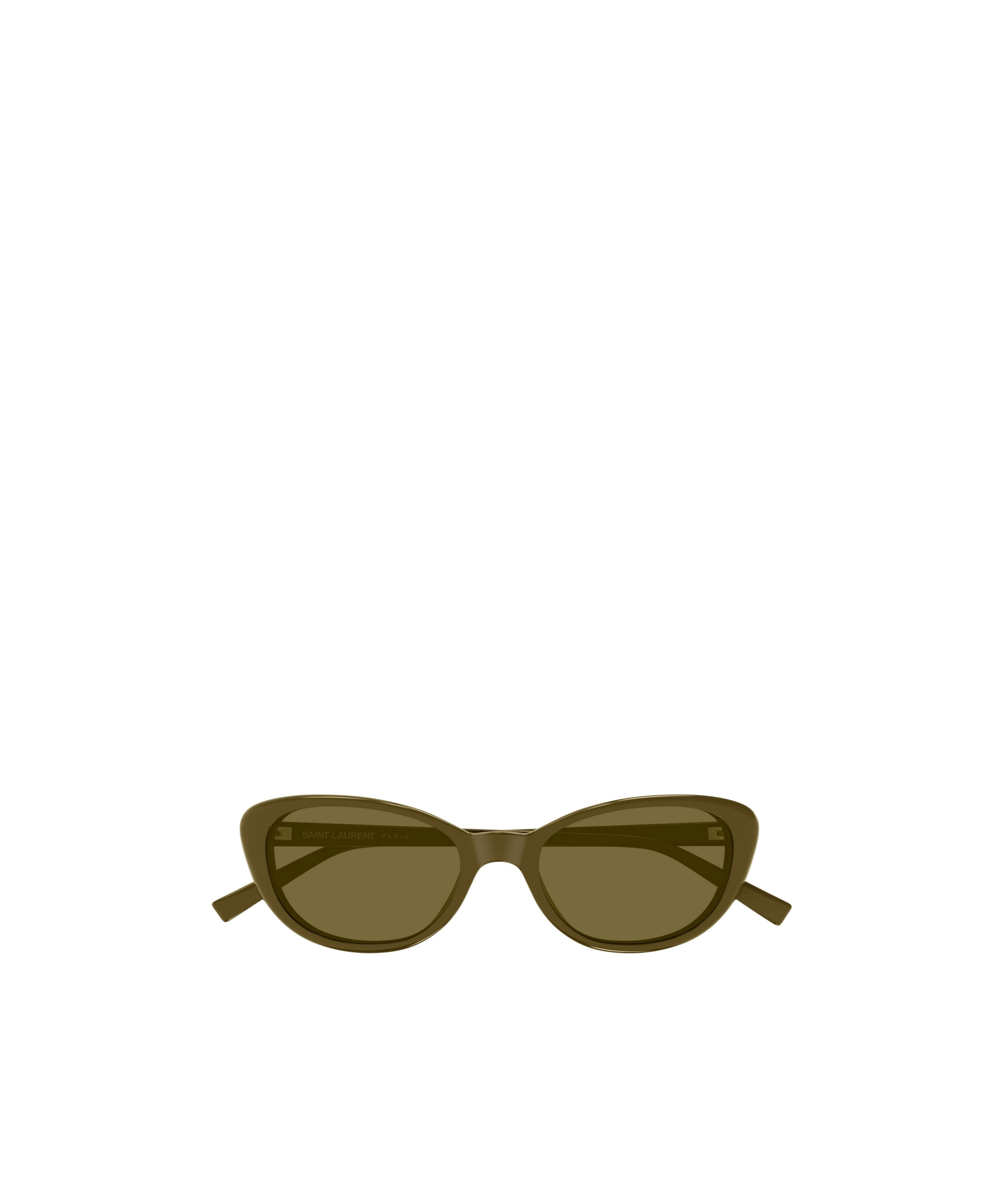 Saint Laurent Cat-eye Sunglasses In Green