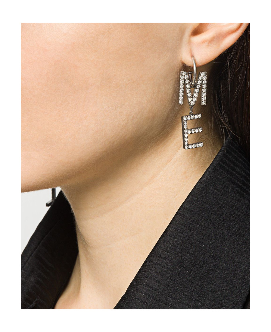 Shop Saint Laurent Call Me Earrings In Black
