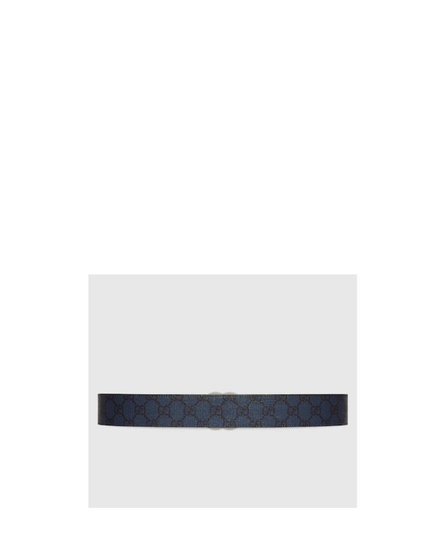 Gucci Marmont Double G Reversible Belt In Black