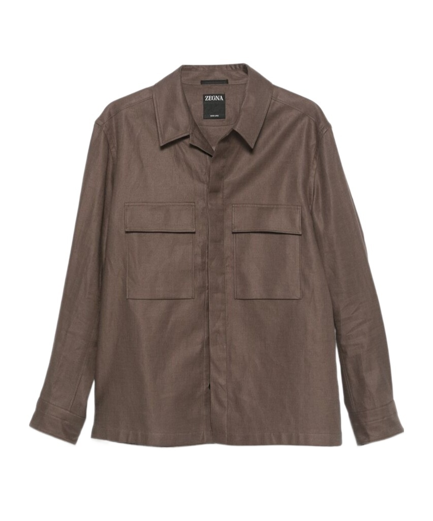 ZEGNA ZEGNA BUTTONED OVERSHIRT