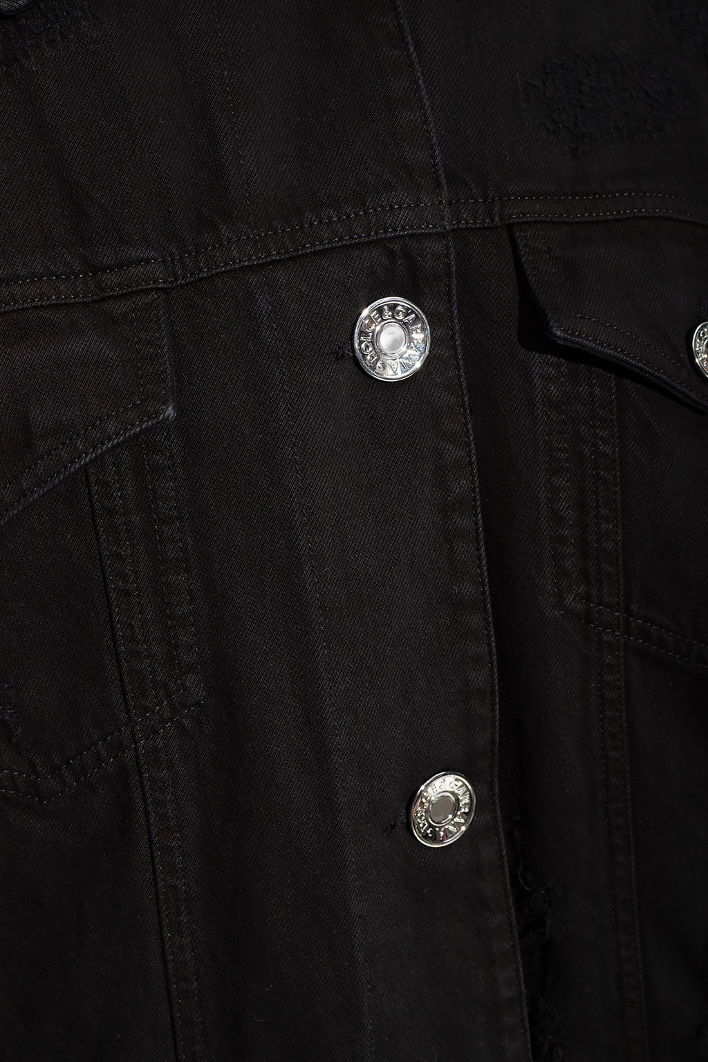 DOLCE & GABBANA SINGLE-BREASTED DENIM COAT