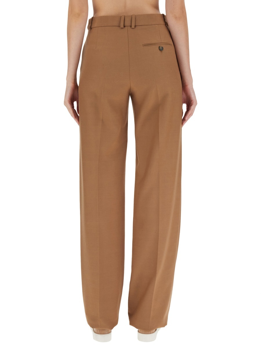Stella Mccartney Straight Leg Pants In Brown