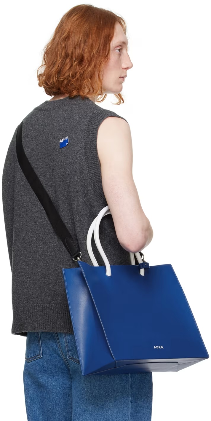 Ader Error Sleeveless Wool Sweater In Black