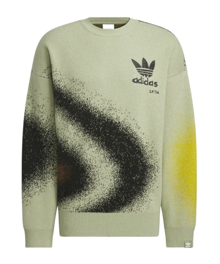 Shop Adidas Originals Fashion Round-neck Sweater In Nude