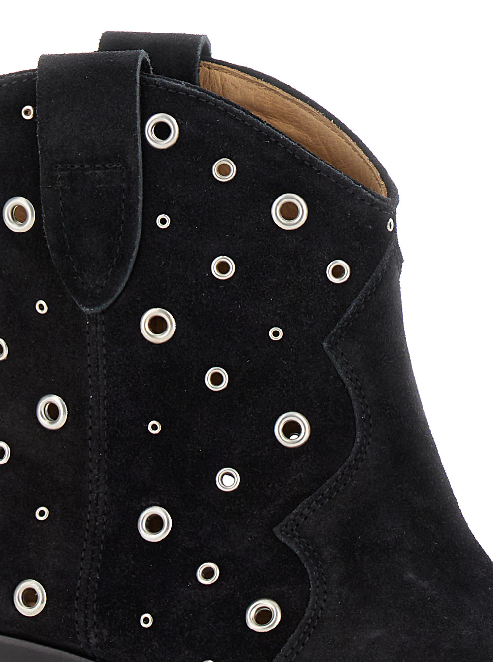 Isabel Marant Woman Ankle Boots Black Size 5 Calfskin In Black