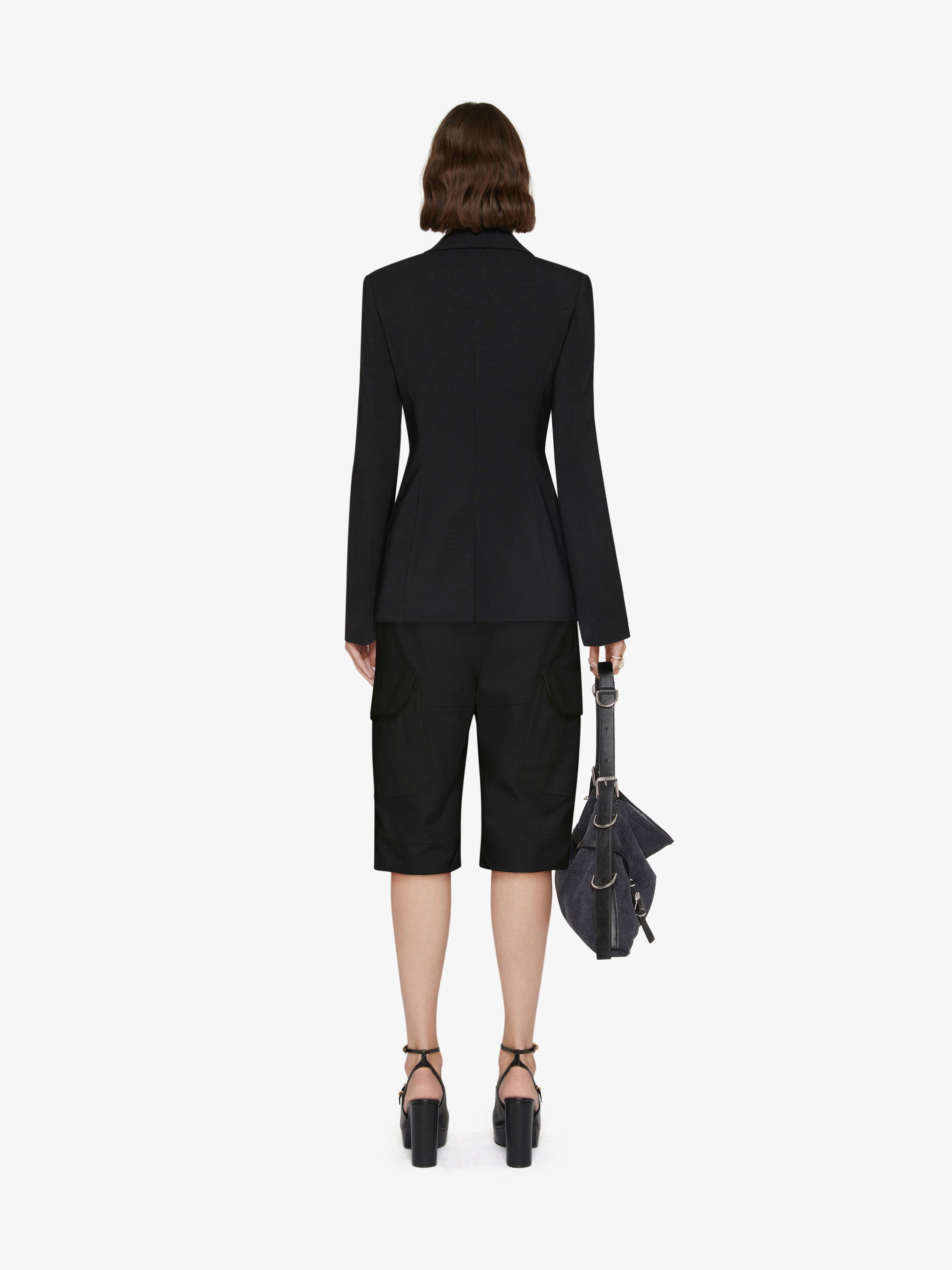 Givenchy Cargo Knee-length Shorts In Black