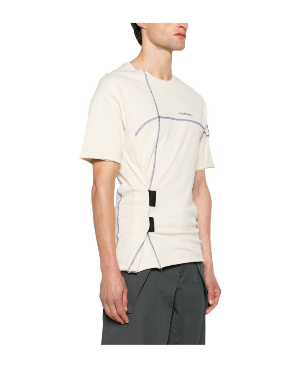 A-cold-wall* Intersect Cotton T-shirt In White