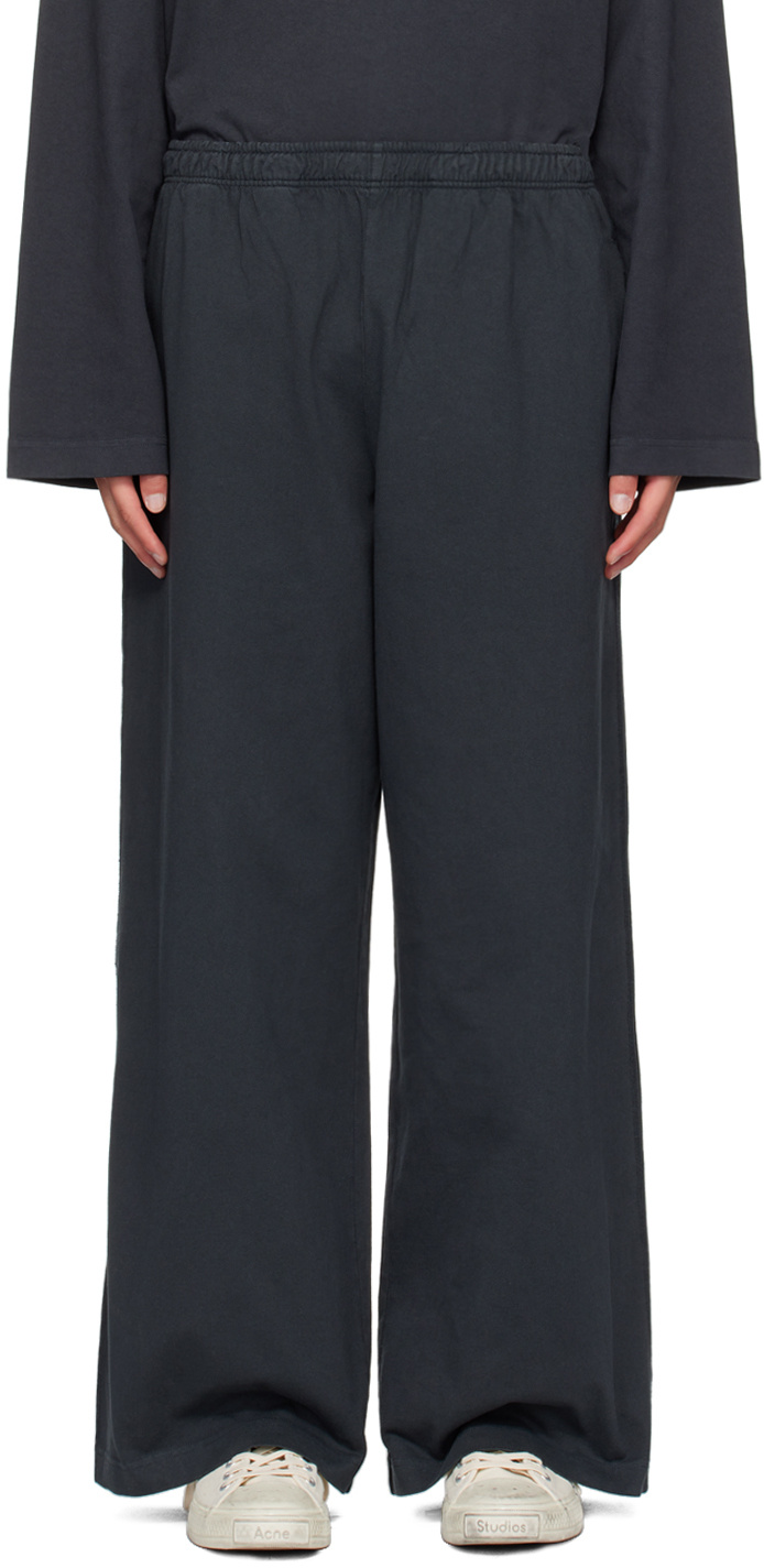 Acne Studios Elastic Waist Sweatpants In Black