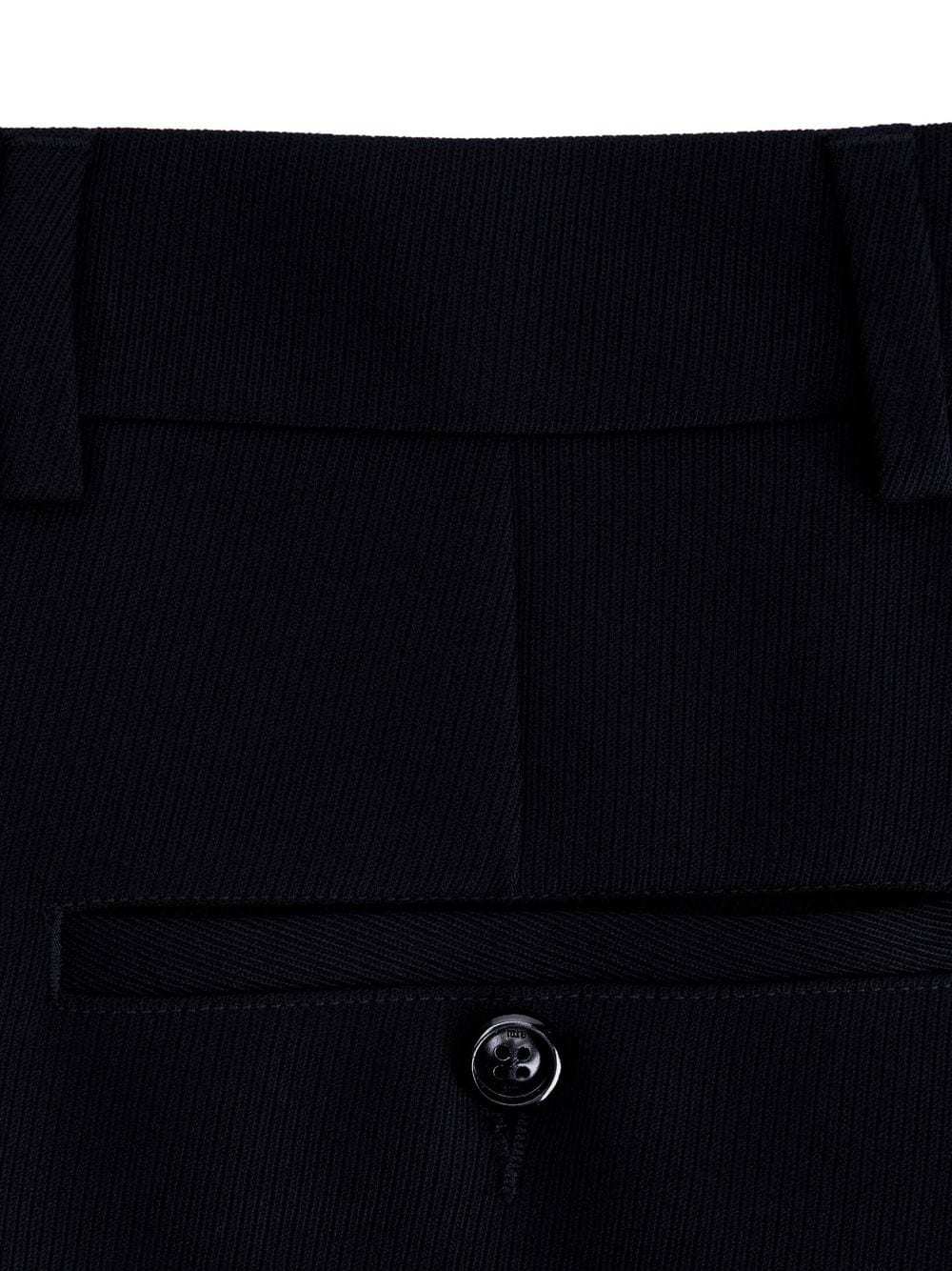 Ami Alexandre Mattiussi Ami Mid-rise Flared Trousers In Black