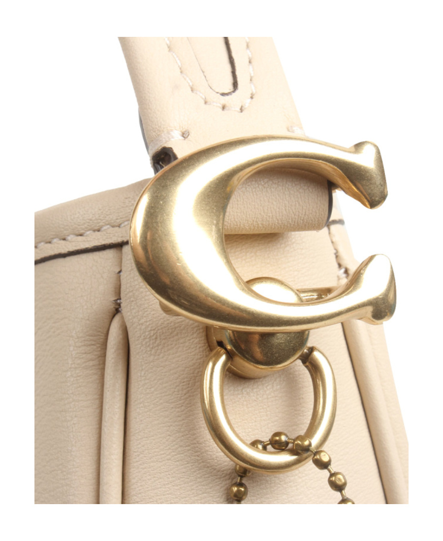 Coach Logo Shoulder Bag In Nude