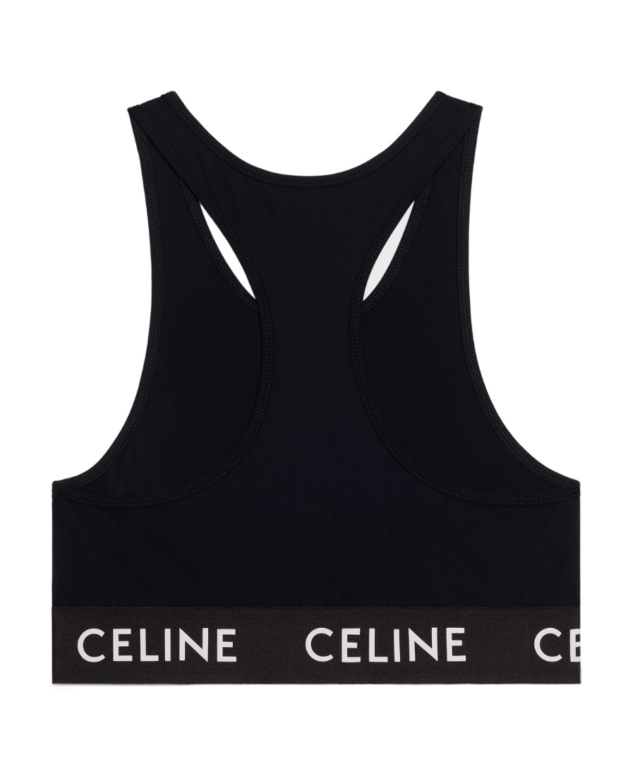 CELINE CELINE TECHNICAL JERSEY BRA TOP