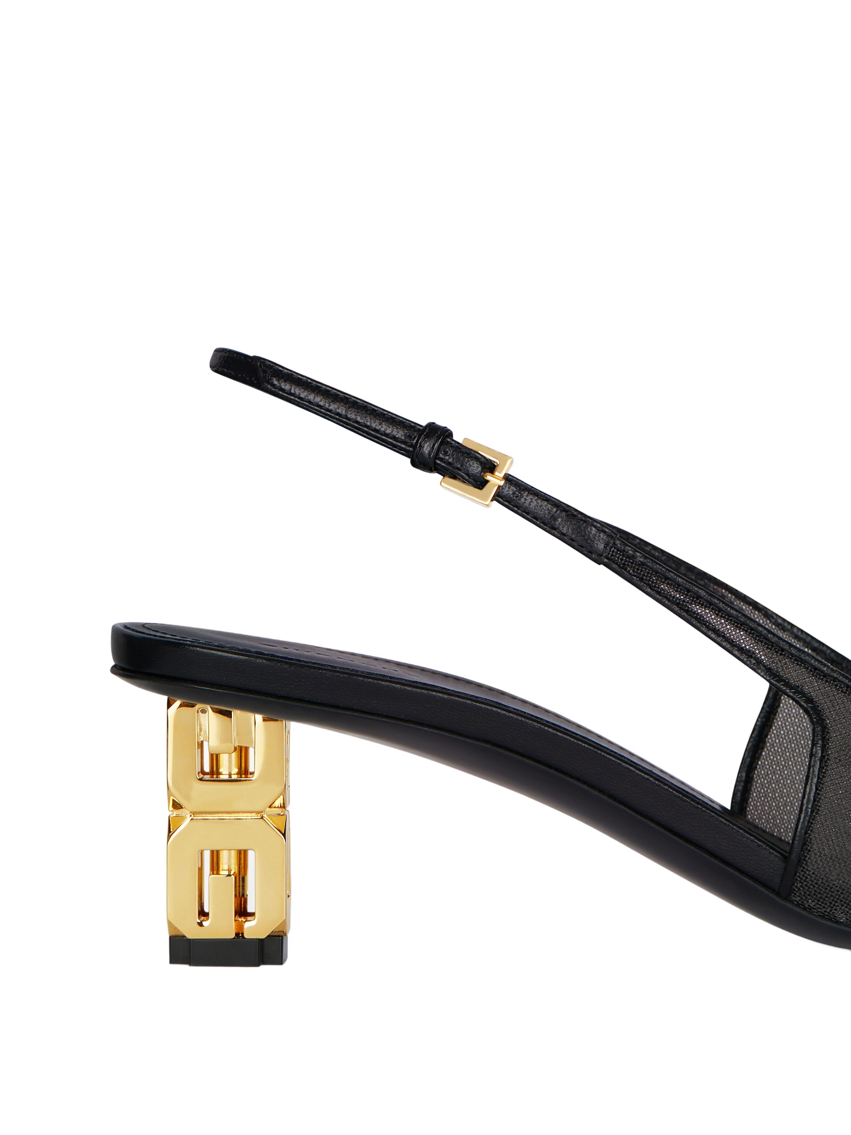 GIVENCHY G CUBE SLINGBACKS IN 4G MESH