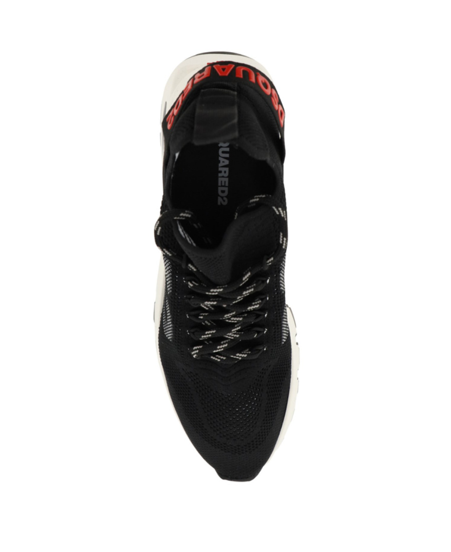 Dsquared2 Black Low-cut Sneakers In Black