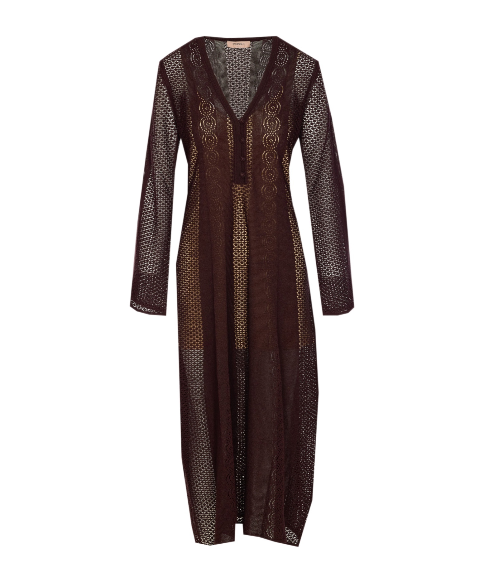Twinset Perforated-knit Dress