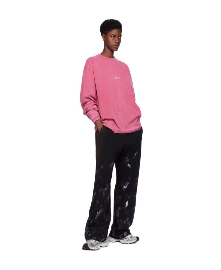 WE11 DONE GRAPHIC-PRINT COTTON SWEATSHIRT