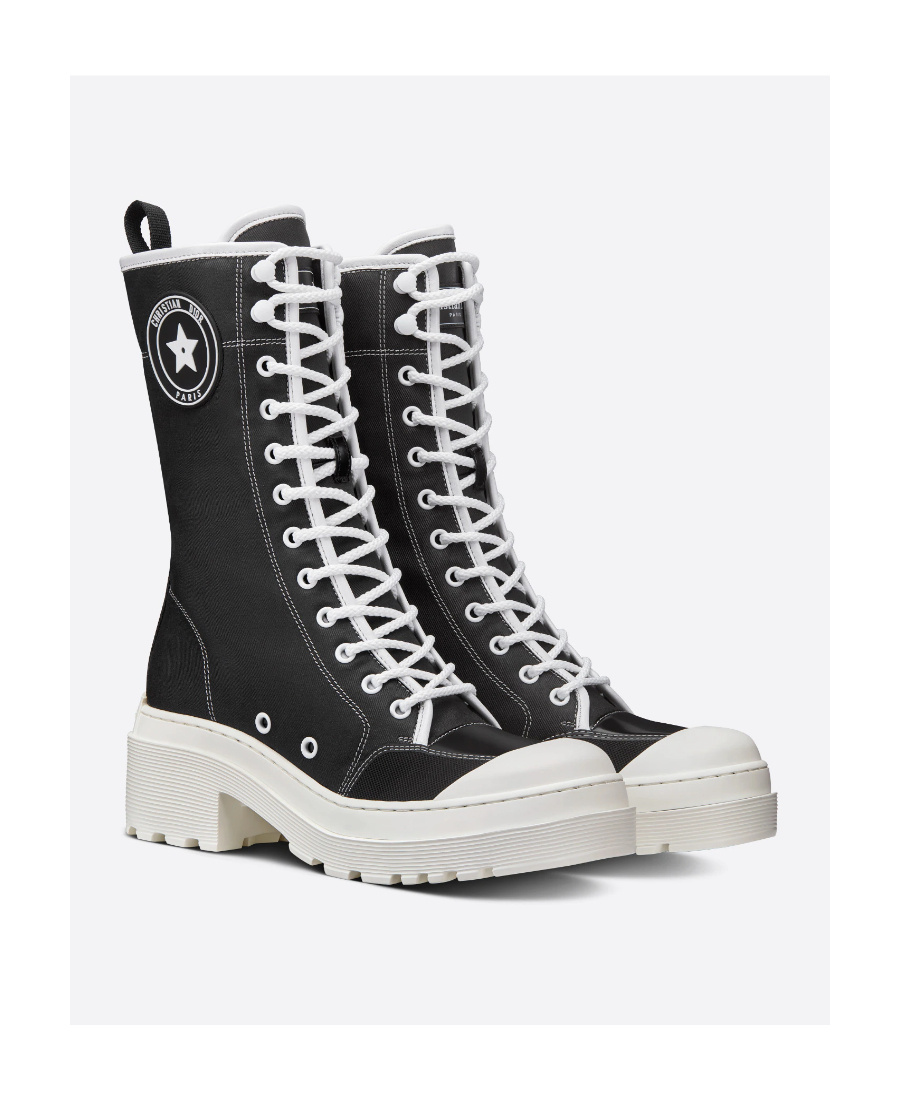 Dior D-rise Short Boots In White