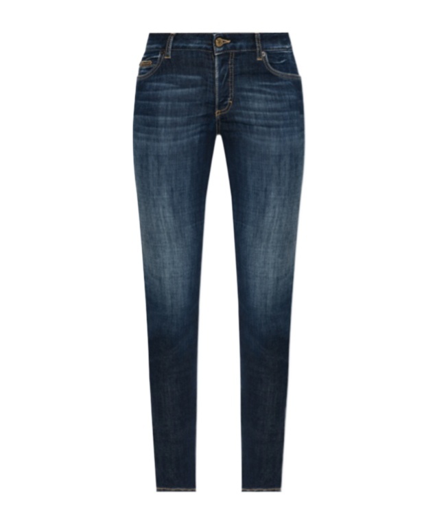 Dsquared2 Belt Loop Denim Trousers In Blue